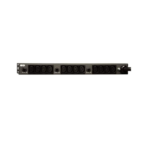 [PDU1230] TRIPPLITE PDU MONOFÁSICO 30A 208/240V, 1U RACK, 20 NEMA(4 C19, 4 C13 FRONTAL - 12 C13 POSTERIOR), CARCASA REVE