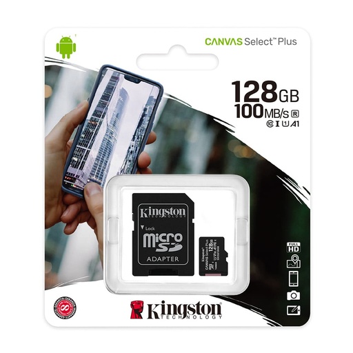 [SDCS2/128GB] KINGSTON MEMORIA MICRO SD CANVAS SELECT PLUS 128GB