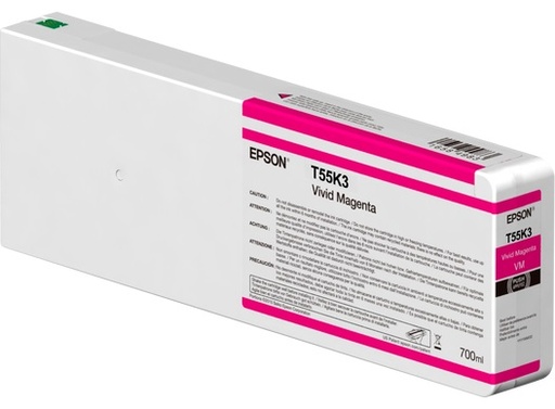 [T55K300] EPSON CARTUCHO MAGENTA VIVIDO 700ML