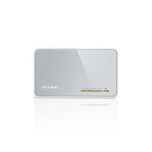 [TL-SF1008D] TPLINK SWITCH TP-LINK NO ADMINISTRABLE 8 PUERTOS RJ45 DE AUTO-NEGOCIACIÓN DE10/100MBPS, SOPORTA AUTO MDI/MD