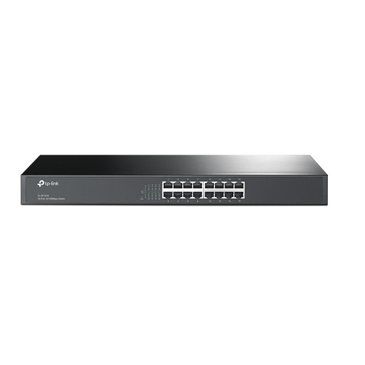 [TL-SF1016] TPLINK SWITCH TP-LINK NO ADMINISTRABLE 16 PUERTOS 10/100MBPS PARA MONTAJE EN RACK