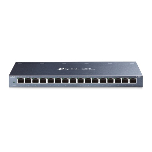 [TL-SG116] TPLINK SWITCH 16 PUERTOS GIGABIT DESKTOP 16 PUETOS GIGABIT RJ45 SPEC: CAJA DE ACERO PARA DESKTOP, PLUG AND PLAY