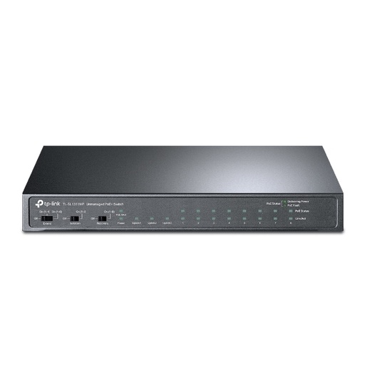 [TL-SL1311MP] TPLINK SWITCH DE ESCRITORIO GIGABIT DE 8 PUERTOS A 10 / 100MBPS + 3 PUERTOS CON POE + DE 8 PUERTOS
