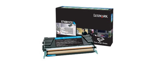 [X748H1CG] TÓNER CIAN LEXMARK X748H1CG