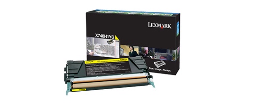 [X748H1YG] LEXMARK X748H1YG CARTUCHO DE TÓNER 1 PIEZA(S) ORIGINAL AMARILLO