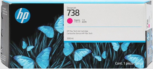[676M7A] HP CARTUCHO DE TINTA 738 DE 300ML MAGENTA