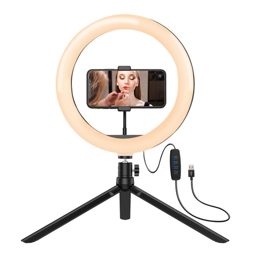 [ARG-LP-9315BK] ARO DE LUZ LED 8" 3NSTAR