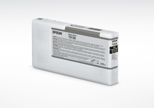 [C13T913800] CARTUCHO EPSON T9138 NEGRO MATE