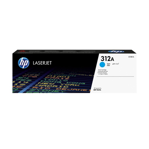 [CF381A] HP CARTUCHO DE TÓNER LASERJET 312A, CIAN