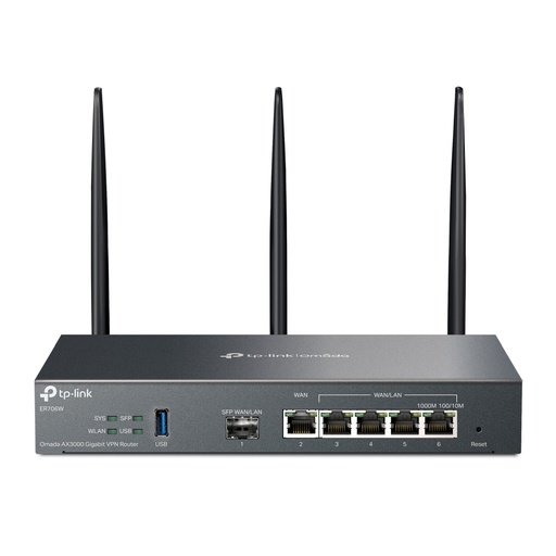 [ER706W] TP LINK TP-LINK OMADA ER706W ROUTER INALÁMBRICO GIGABIT ETHERNET DOBLE BANDA (2,4 GHZ / 5 GHZ) NEGRO