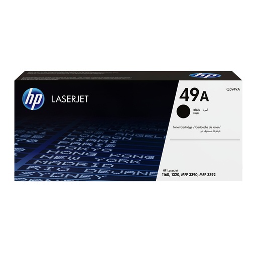 [Q5949A] HP CARTUCHO ORIGINAL DE TÓNER NEGRO 49A LASERJET