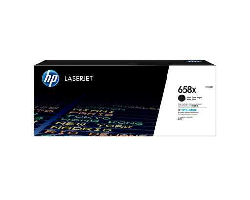 [W2000X] HP CARTUCHO DE TÓNER ORIGINAL LASERJET 658X DE ALTO RENDIMIENTO, NEGRO