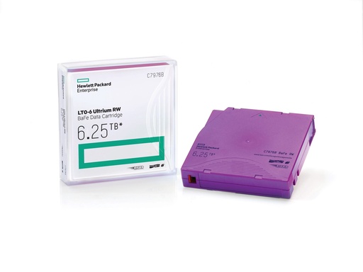 [C7976A] HEWLETT PACKARD ENTERPRISE HPE LTO-6 ULTRIUM 6.25TB RW DATA CARTRIDGE