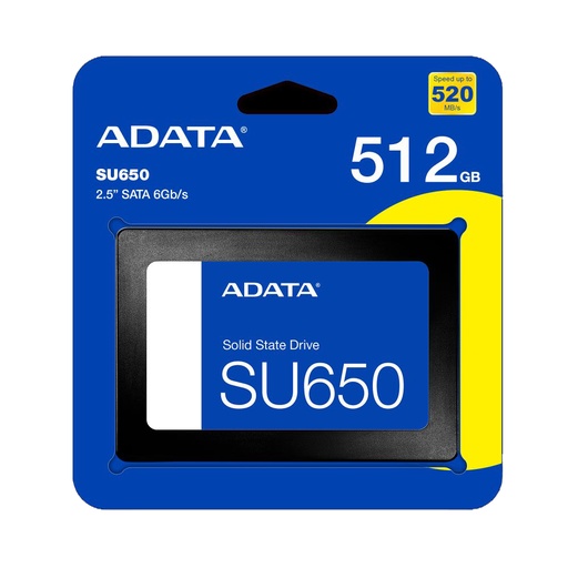 [ASU650SS-512GT-R] ADATA DISCO DE ESTADO SÓLIDO 512GB ULTIMATE  2,5" SU650