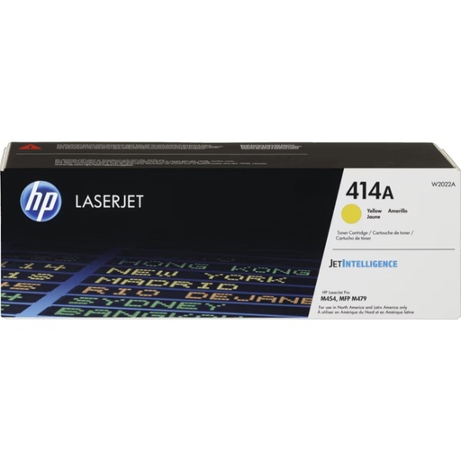 [W2022A] HP TÓNER 414A AMARILLO LASERJET ORIGINAL (W2022A) PG 2100