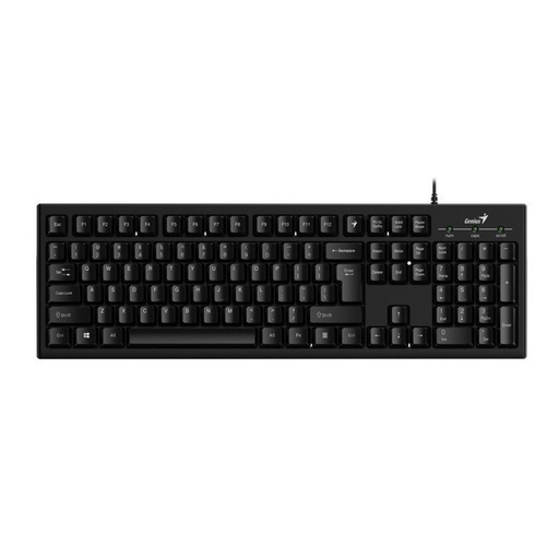 [31300007401] GENIUS TECLADO KB-102, USB-TECLA SMART GENIU-INDICADOR DE MAYUSCULA ESPAÑOL