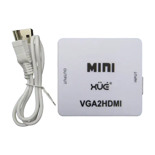 [CNV-VXU-0487/G] XUE CONVERTIDOR VGA ANÁLOGO A HDMI 1080P CON AUDIO MARCA
