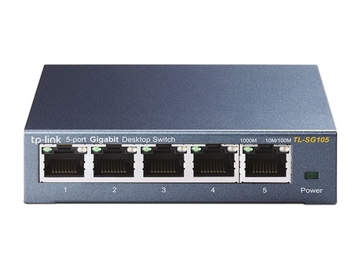 [TL-SG105] D-LINK SWITCH TP LINK NO ADMINISTRABLE 5 PUERTOS DE 10/100/1000MBPS